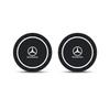 2Pcs Car Styling Coaster Waterproof PVC Non-Slip Mat Water Cup Pad Decorate Accessories For Mercedes Benz W211 W203 W204 W210 KR9