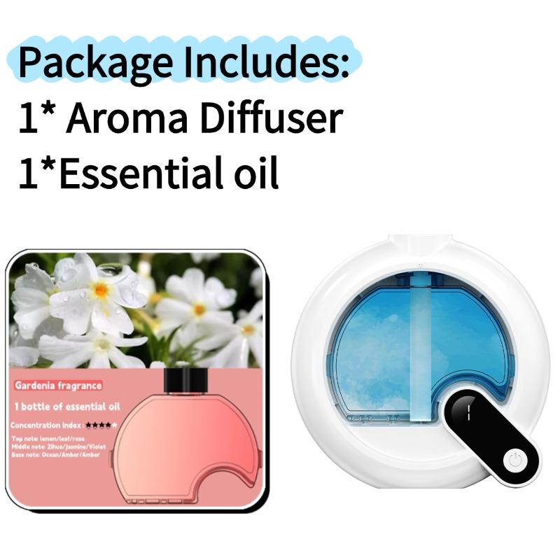 Désodorisant mural 50 ml 6 modes Affichage numérique Parfum automatique Purificateur d'air Machine d'aromathérapie rechargeable pour chambre à coucher Toilettes