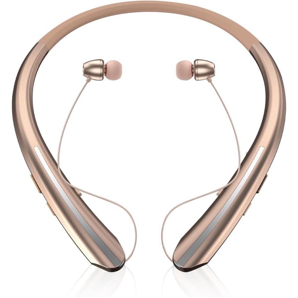 Waterproof Bluetooth Earbuds Noise Cancelling In Ear Headphones Neckband Wireless Earphone Commute