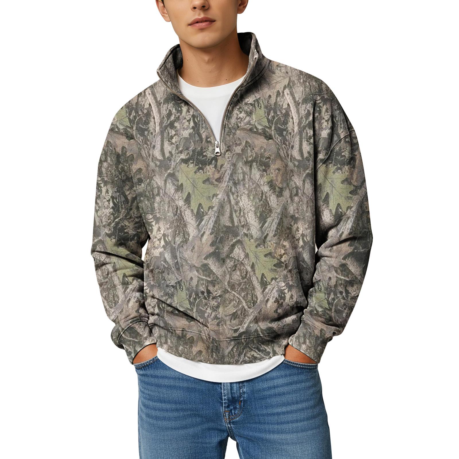 

Men s Half Zip Stand Collar Sweatshirt Men s Sports Large Size Casual Stand Collar Sweatshirt XXXXL
