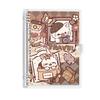 Meow Fun Time A5 Soft Cover Notebook with Removable Binder for Students