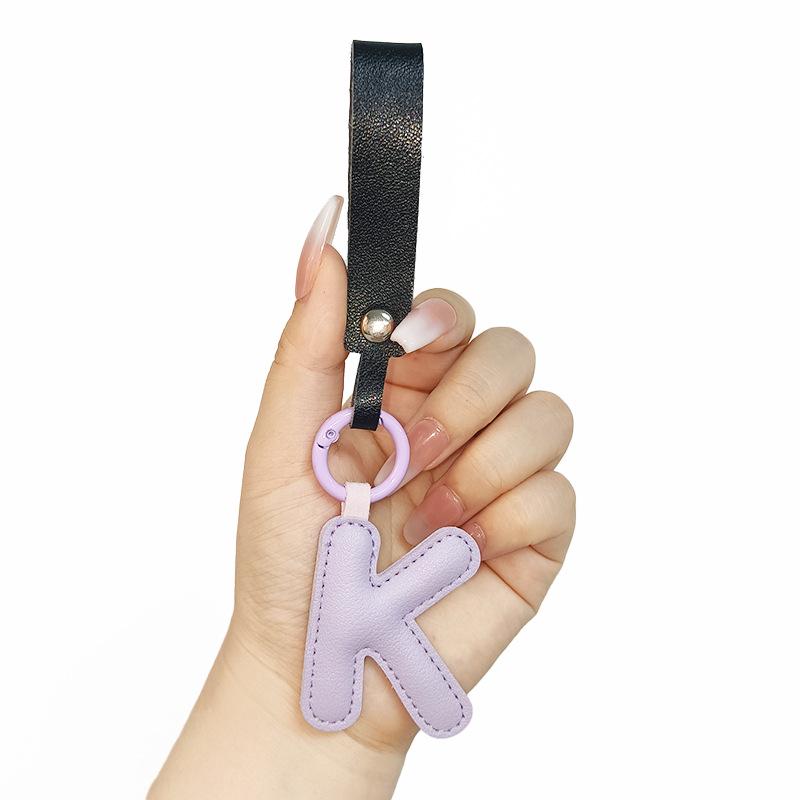 

Кожаный брелок с алфавитом - Настраиваемый и стильный Individual Packaging