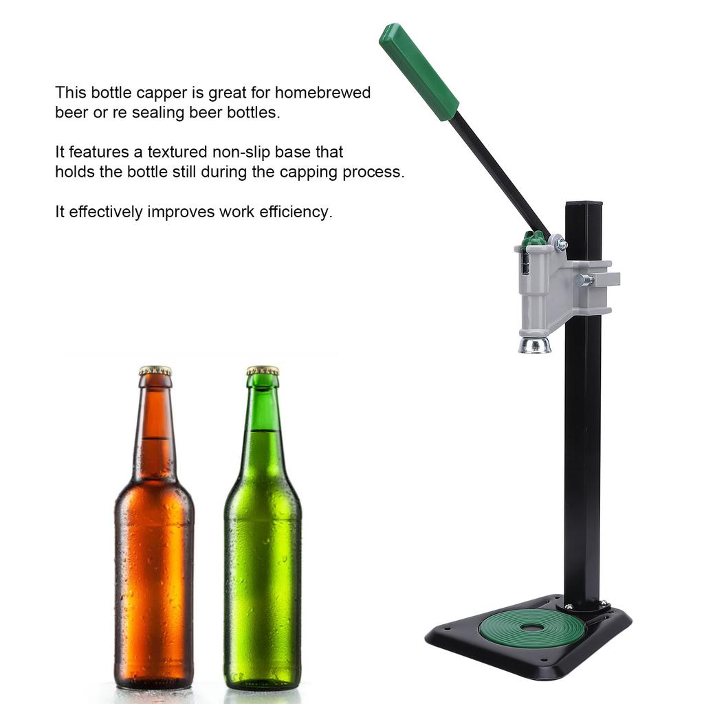 Manual Bottle Capper Tool for Home Brewing Bench Bottle Capper Beer Bottle Capping Machine Iron