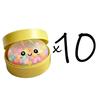 Hot Rainbow Dumpling Squishy with Bead Sensory Squeeze Toys for Stress Relief with Bamboo Steamer Funny Kawaii Toy Gifts