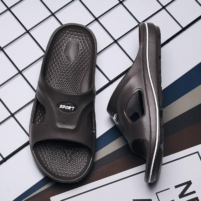 Fashion Fashion Men's Women's Sandals Anti-Slip Wear-Resistant EVA Thick Sole Comfortable Home Slippers Bathroom Bath Flip-Flops