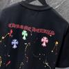 8965 CHROME HEARTS 2026 Summer New High Quality Cotton Round Neck Loose Large Size Men's and Women's T-shirt Couple T-shirt