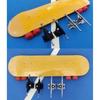 Aluminum Alloy 5inch Skateboard Trucks Impacts Resistance Four-wheel Skateboard Steering Bracket Double Rocker Silver Black