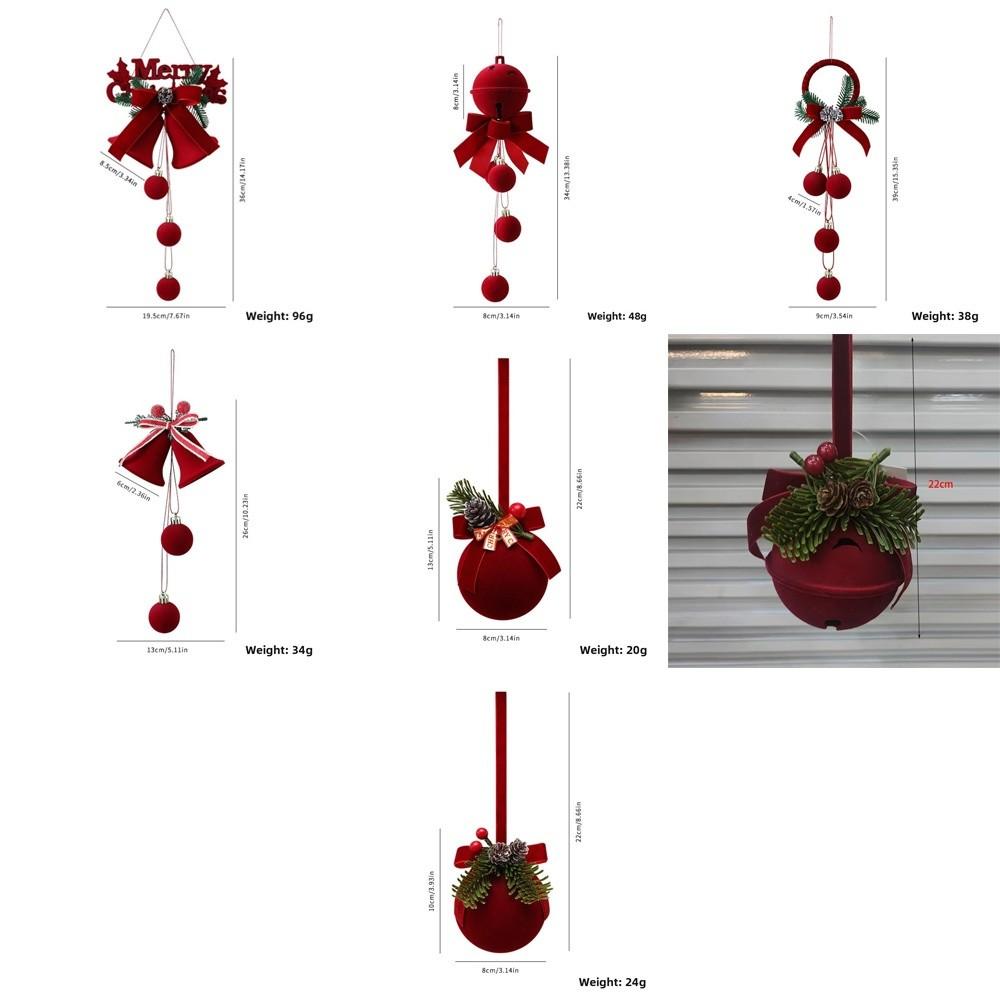 Flocked Xmas Tree Charm Reusable Xmas Tree Pendant New Christmas Supplies Party Decoration