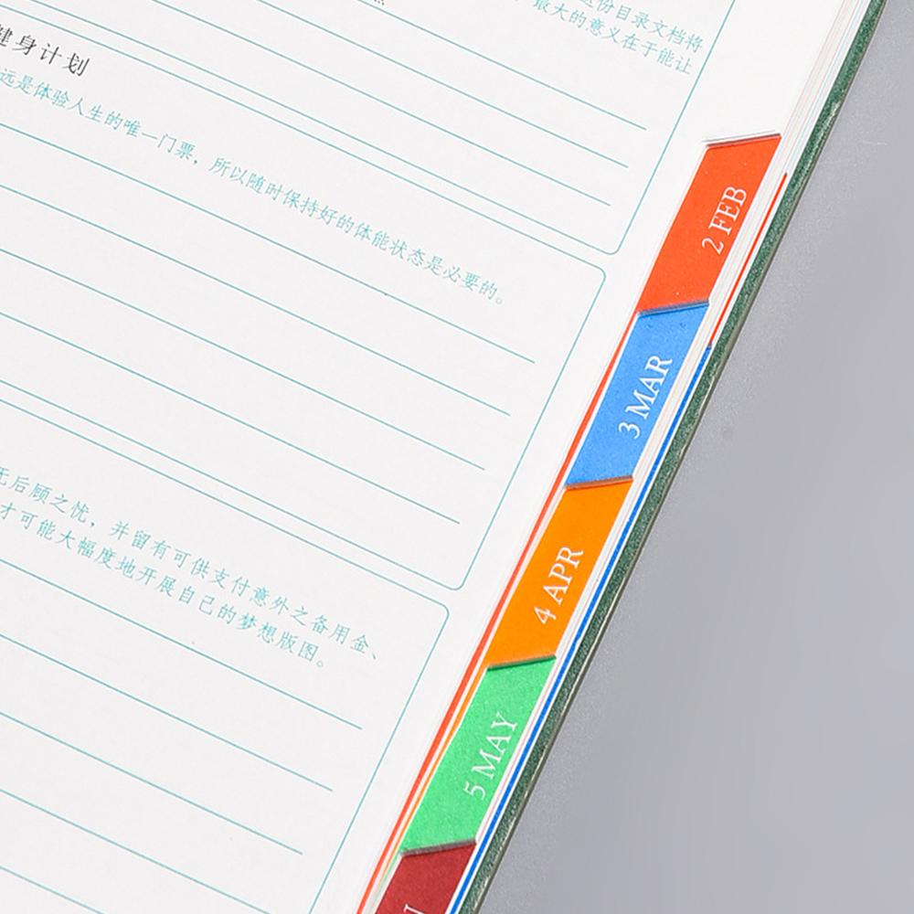 (Logo Can Be Engraved) A5 Leather Business Schedule, 365-day Daily Planner, Study Plan, Time Management Manual, Ledger, Notepad