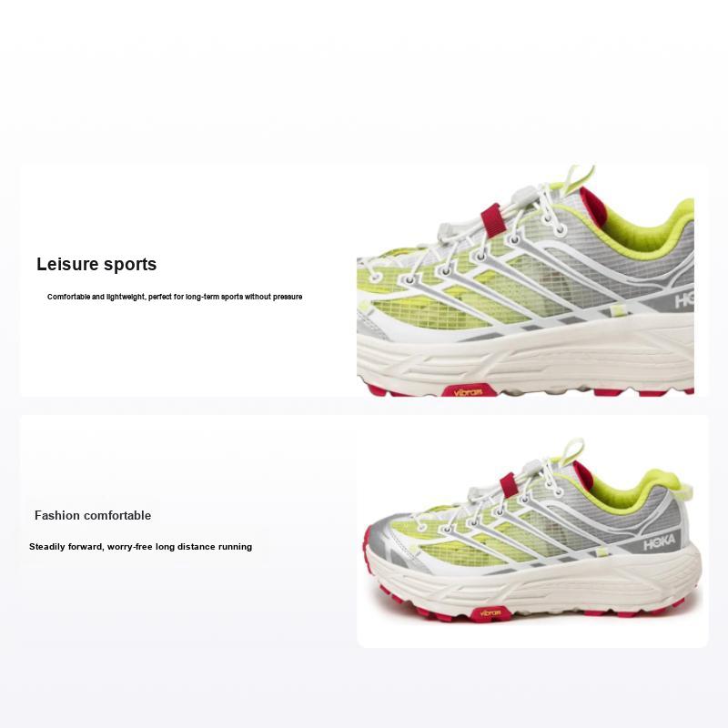 Кроссовки унисекс Nicole McLaughlin x HOKA Mafate Three2 White Neon Желтые 1153931-WNN