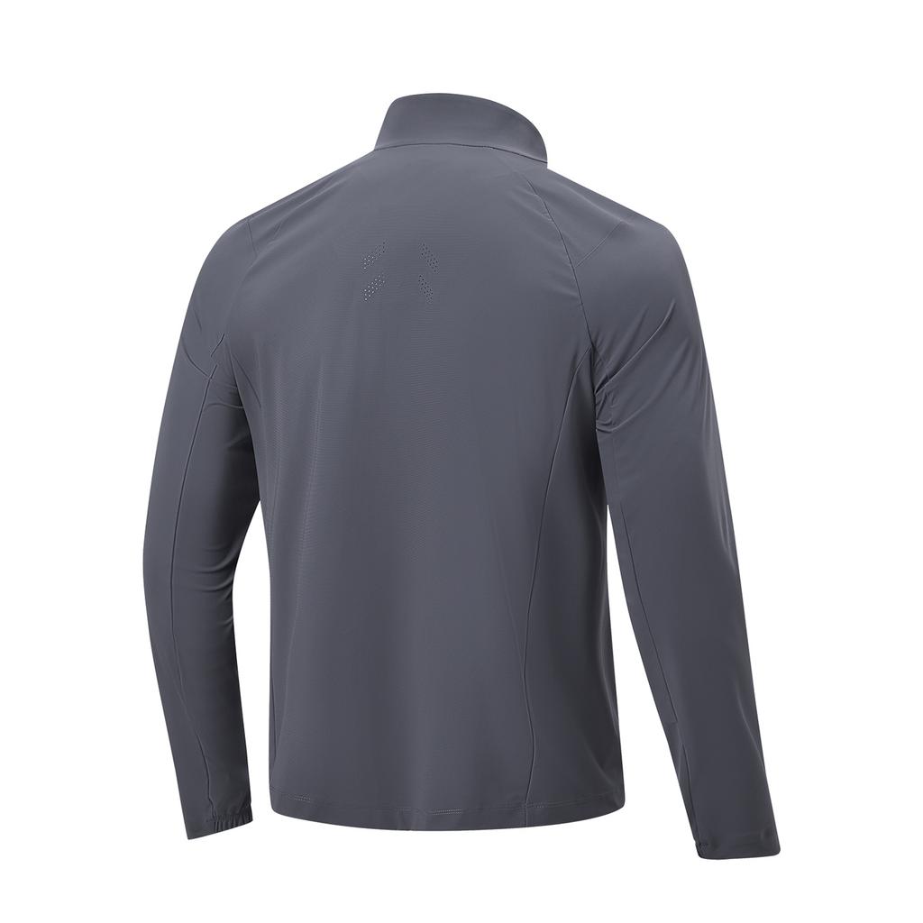 Li Ning Honor Gold Standard Zipper Solid Color Stand Collar Jacket Men jackets AYYW029-3