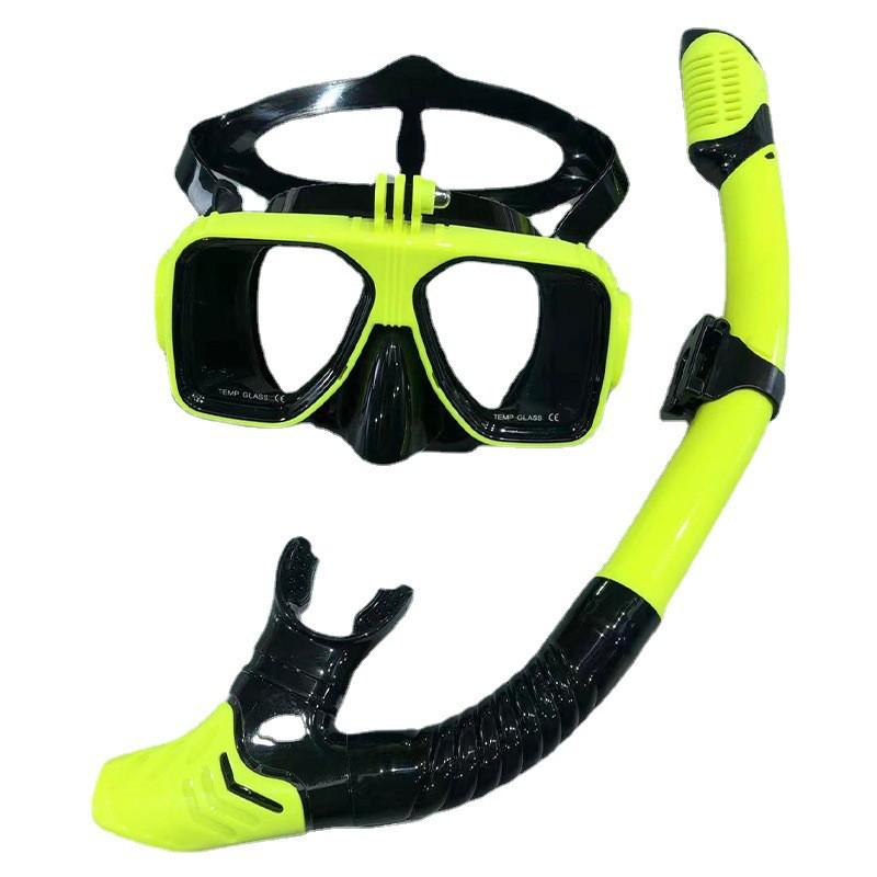 Snorkel Mask Anti-Fog Diving Glasses Professional Snorkeling Gear Swimming