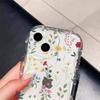 Summer Flowers Transparent for IPhone17 for Apple 15 Mobile Phone Case 13promaxR/78plus/11/12xs