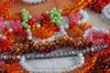 Mini Kit for Embroidery with Beads On Natural Artistic Canvas Abris Art New Year's Miracles