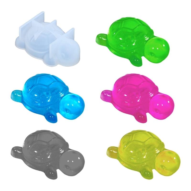 Turtles Crafting Mold Landscape Molds Handmade Moulds Flexible Silicone Tool Silicone Turtles Molds Figurine Molds