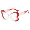 Anti-blue Light Glasses Butterfly Shape Eyewear Women Men Artistic Sense Eyewear Blue Light Blocking Man Lady Computer Eyeglas