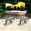 Sun Shelter Hardware Pack with 2 Pair Stainless Steel Deck Hinges Quick Release Pins Eye End and Installation Wrench