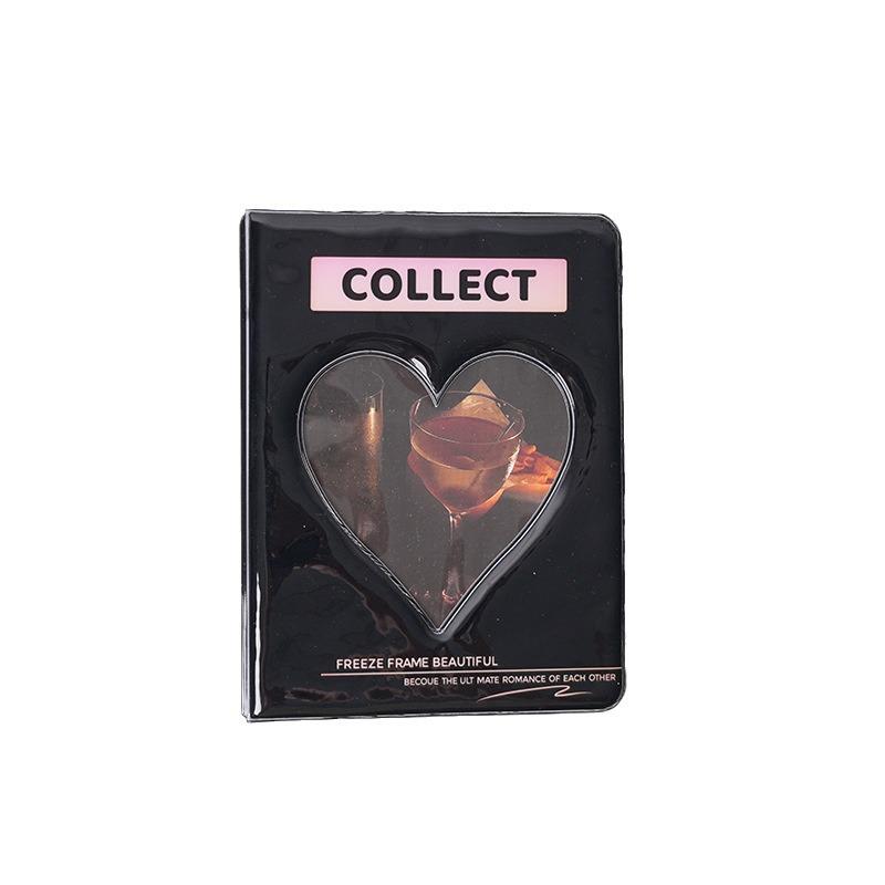Heart-Shaped 3-Inch Polaroid Photo Storage Album for Small Cards