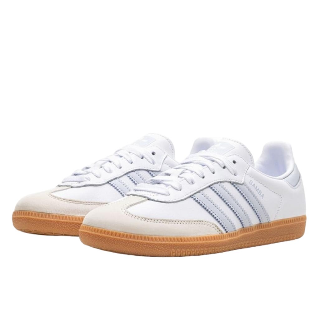 Adidas Samba OG White Halo Blue Gum