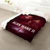 Spiel Alan Wake Kuscheldecke Flanell-Kuscheldecke: Weiches, kinderfreundliches, warmes, antistatisches, waschbares Ganzjahres-Schlafsofa für Zuhause