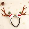 Bell Antlers Headband Bowknot Deer Horn Hair Band Cute Christmas Headband  Female