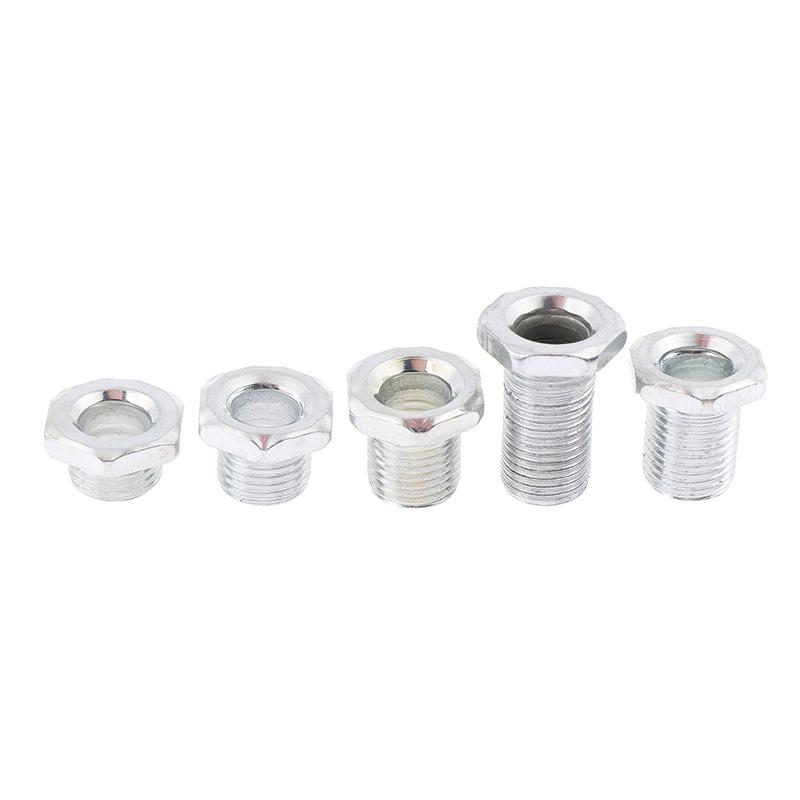 M10 Threaded Tube With Nut For Lamps Hollow Screw Metal Pipe Teeth Whitening Theead Repair Lighting Base Connecting Accessories