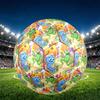 Game Rainbow Friends Print Size 5 Soccer Ball, PU Wear Resistant Football for Match Training and Daily Practice, Birthday Gift for Soccer Fans