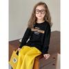 Trendy Children's Clothing Cartoon Long-Sleeve T-Shirt 2026 New Model for Older Children Spring Outfit Girls' Pure Cotton Base Shirt