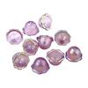 10pcs Multiple Petal Flower Acrylic Bead Caps Adornment for DIY Jewelry Making and Colorful Wind Bell Accessories