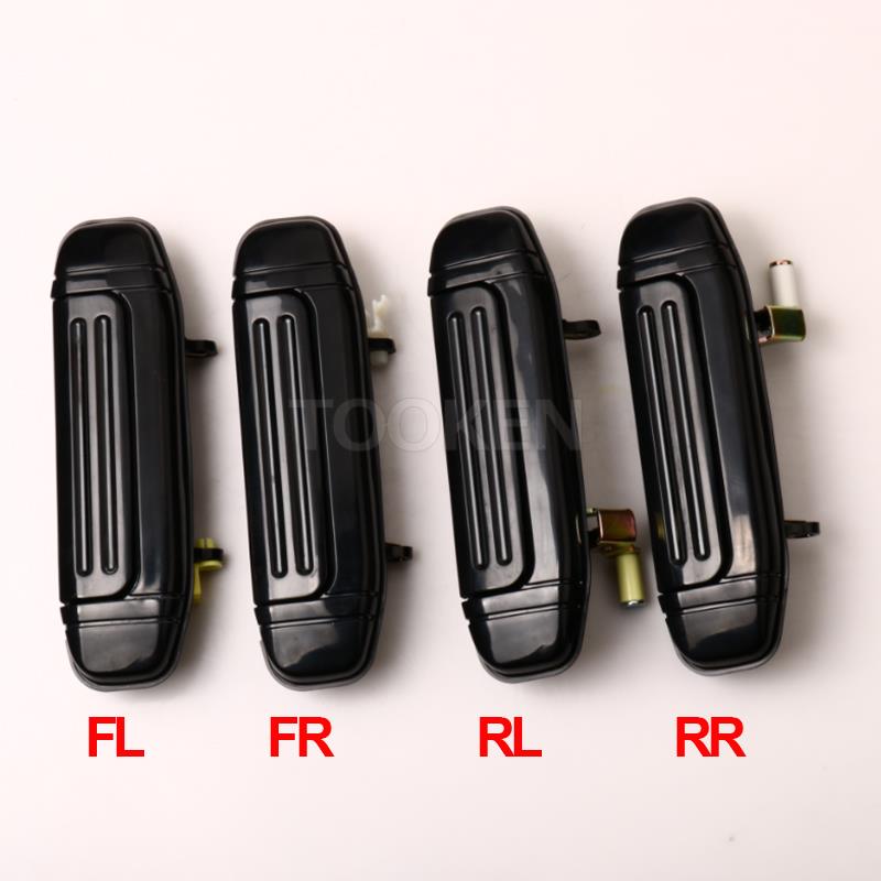 

Черная внешняя наружная дверная ручка Catch Ручка наружной дверной ручки для Mitsubishi Pajero Montero V31 V32 V33 V43 V46