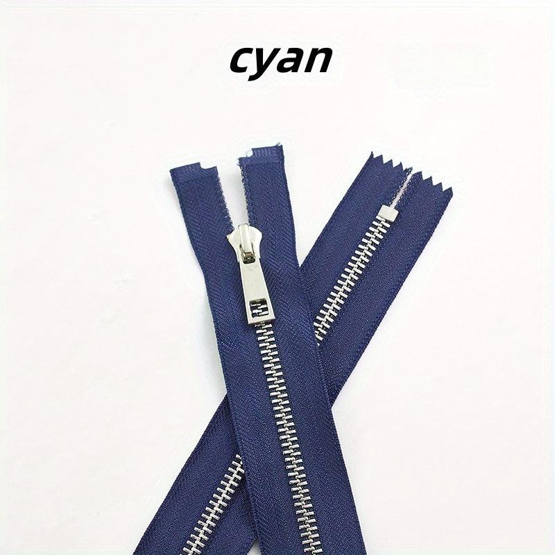 5pcs 15-30cm5# Metal zipper Silver teeth Titanium alloy Y teeth Smooth bag pocket leather bag zipper