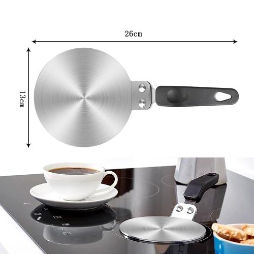 Heat Diffuser Plate, IH Heating Plate, Heat Diffusion Converter, 13cm Diameter, for Espresso Makers, IH/Gas Stovetop Heat Induction Plate, Induction C
