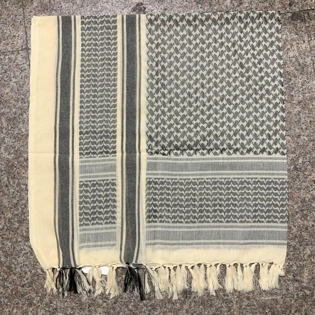 All-Cotton Camouflage Jacquard Arab Headscarf and Shawl
