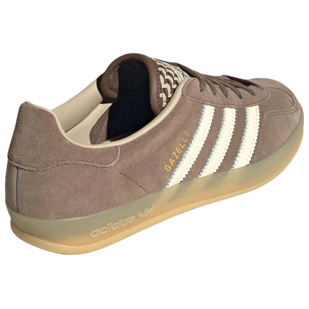 Adidas Originals Gazelle Indoor Retro Classic Training Shoes Women sneakers Rock-Layer-Deep-Earth-Brown KI7174