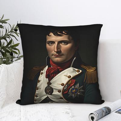 Poszewka na poduszkę Napoleon Bonaparte Zabawna poszewka na poduszkę do salonu na sofę Poszewki z grafiką Prezent urodzinowy