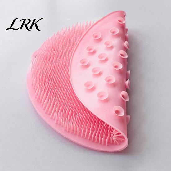 Silicone Foot Scrubber Mat with Anti-Slip Suction Cups, Ultra Soft Bristles Bath Bristle Brush, Wall Mounted Cleaner for Deep Cleaning And Massage