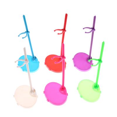 New Fashion Hot Sale 4pcs/lot Plastic 21.5cm Doll Stand Mannequin Model Display Holder For Dolls Toy