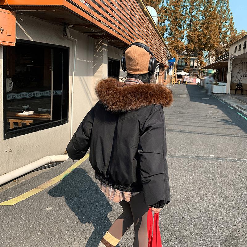 Autumn Winter Thicken Warm Parka Women Casual Sweety Solid Color Big Pocket Loose Hooded Coat Jackets Outwear