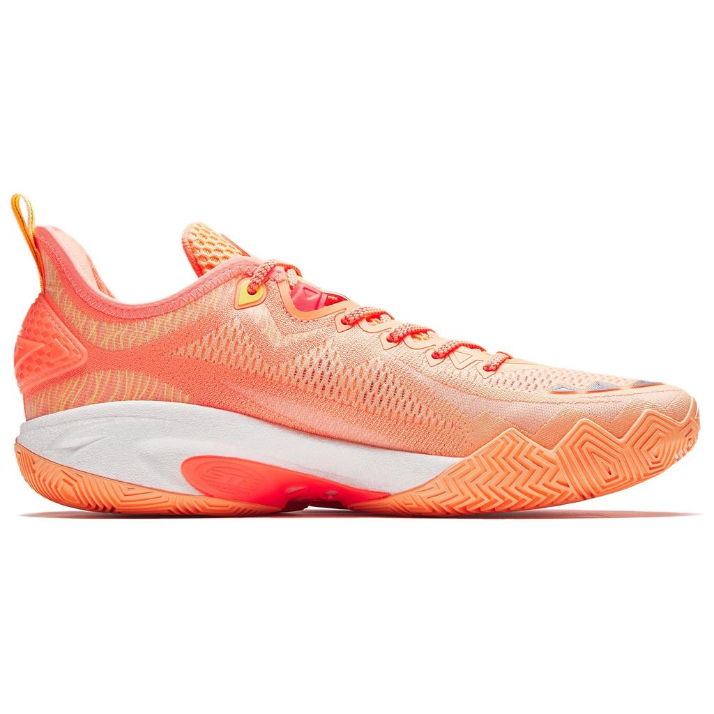 Anta Swagger 2 Sun Orange Cushioning Abrasion Resistant Rebound Low top Basketball Shoes Men's Orange Red 912541606-4