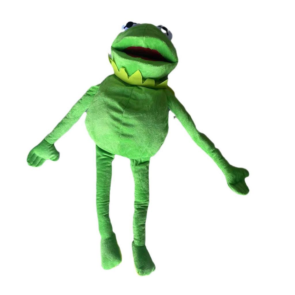 In-Stock Kermit the Frog Plush Hand Puppet - Sesame Street Cartoon Toy