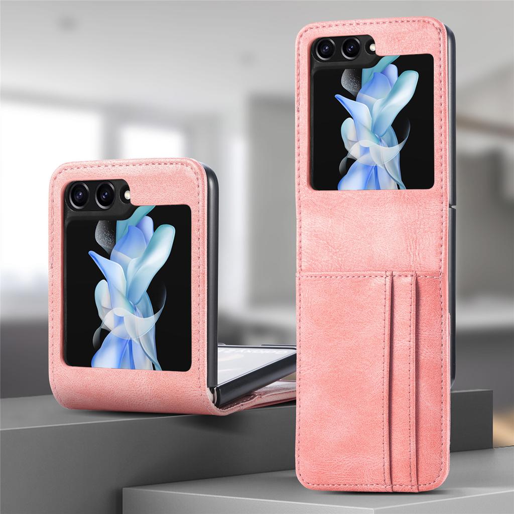 Wallet Function Case for Samsung Galaxy Z Flip7 Flip5 5G Flip6 Flip 5 7 6 Flip4 Flip3 Flip2 Flip 4 3 2 1 Card Holder Leather Bag