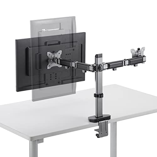 Sanwa Supply Horizontal LCD Monitor Arm CR-LA2002 Gray