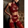 Women Sexy Lingerie Lace Bra Set Underwear Sexy Panty Bandage Set Erotic Lingerie Dress Bra Briefs Set Exotic Apparel Lenceria