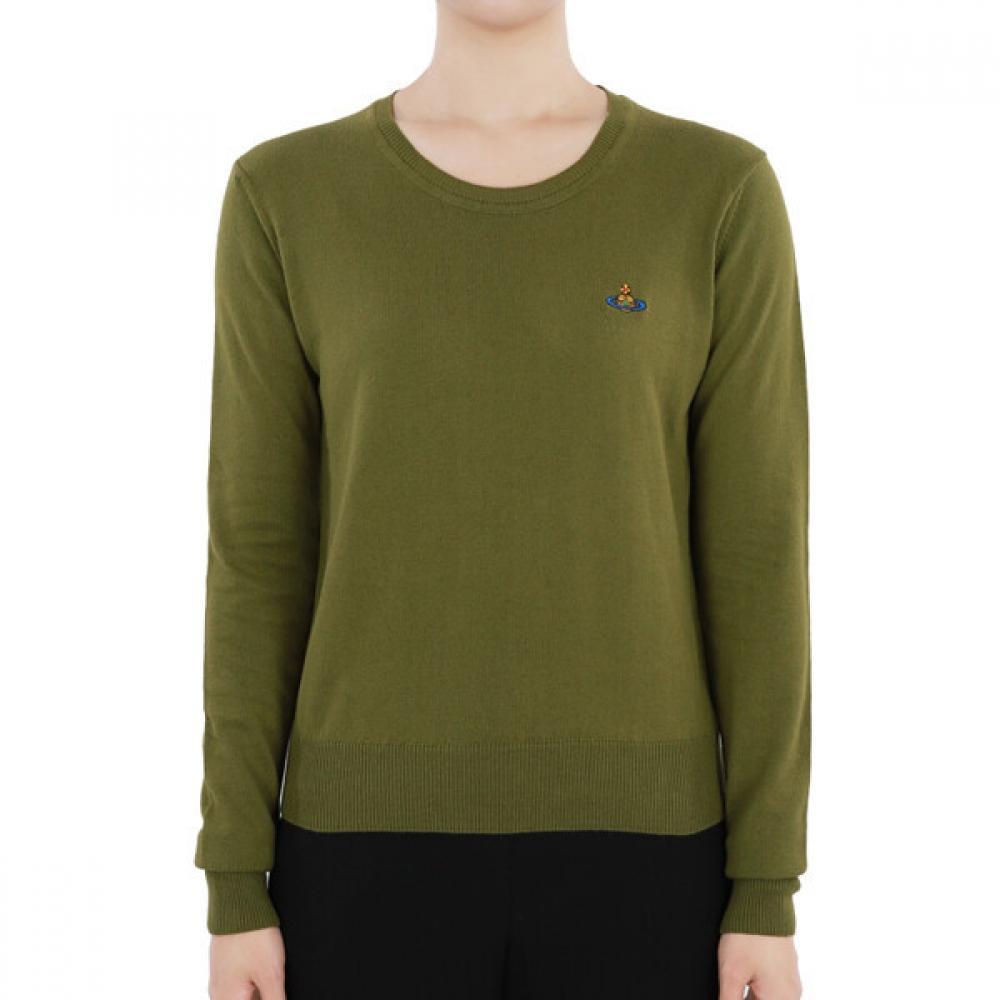 

Vivienne WestWood 23 F W Women Orb Embroidery Logo Knit 1803002s Y0010 M410 S
