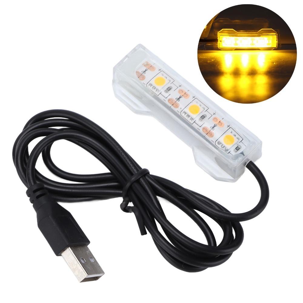 USB Aquarium Light Multicolor Plastic Fish Tank LED Light Submersible Underwater LED Aquarium LED Light Fish Tank