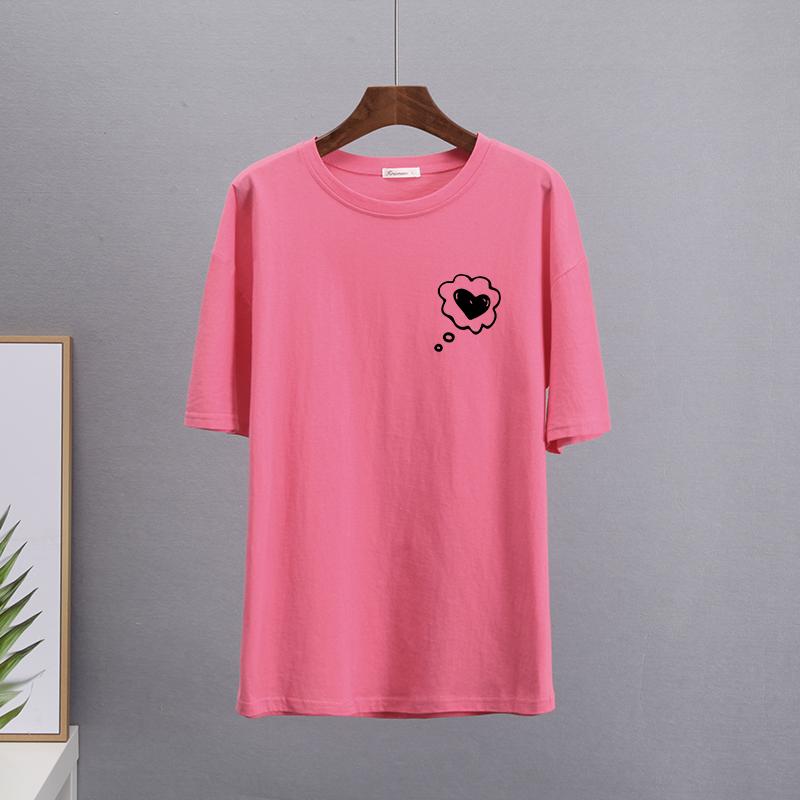 Hirsionsan Graffiti Grafik T-Shirt Damen Sommer Einfache Druck T-Shirts Baumwolle Elegant Damenkleidung Locker Lässige Pullover Tops