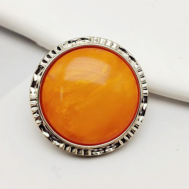 10pcs Pretty Plating Buttons Square Round Buttons Coat Windbreaker Sweater Accessories Various Styles DIY Sewing Supplies