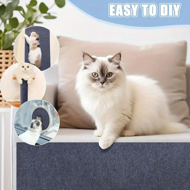 [Protectores Autoadhesivos] Protectores Duraderos y Autoadhesivos para Muebles contra Arañazos de Gato | Protectores Recortables para Sofá y Pared, Alfombrillas para Rascador de Gato