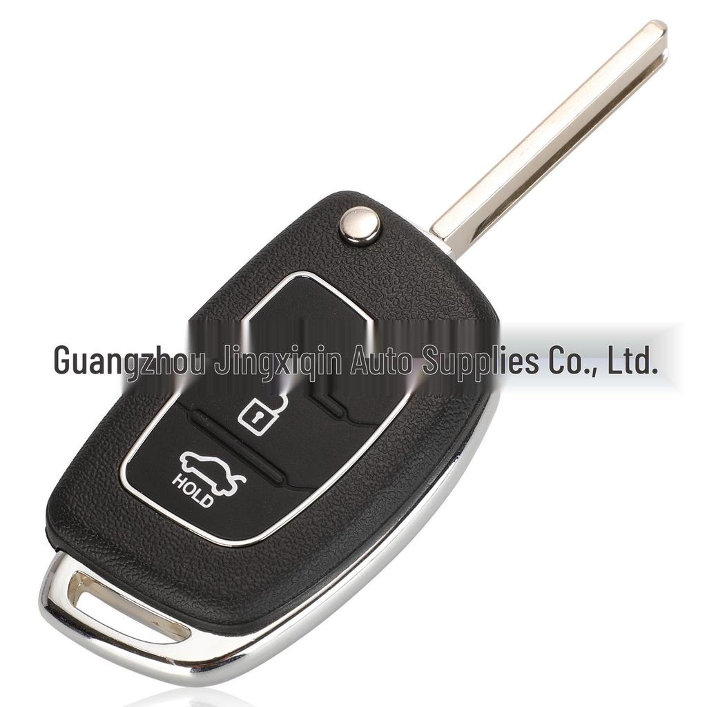 Capa de Chave Dobrável de 3 Botões Hyundai para Mingtu, ix25, IX35, Langdong, Nova Sonata - Carcaça Externa para Substituição de Controle Remoto