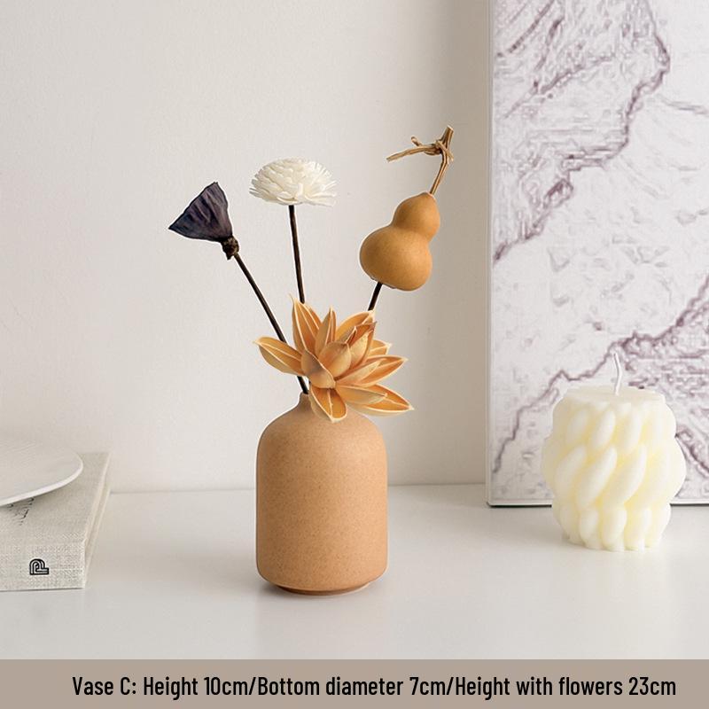 Rustikale Holz-Wohndekoration: TV-Schrank, Weinregal für den Eingangsbereich, Tischdekorationen für das Esszimmer, Akzente aus Trockenblumen